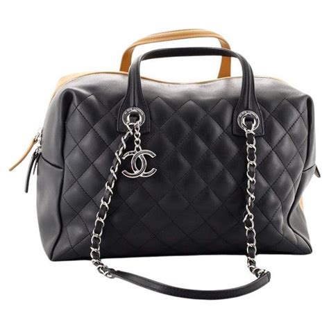 Chanel Feather Weight Bowling Bag 